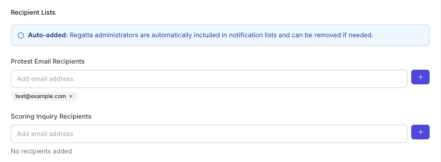Communications Settings