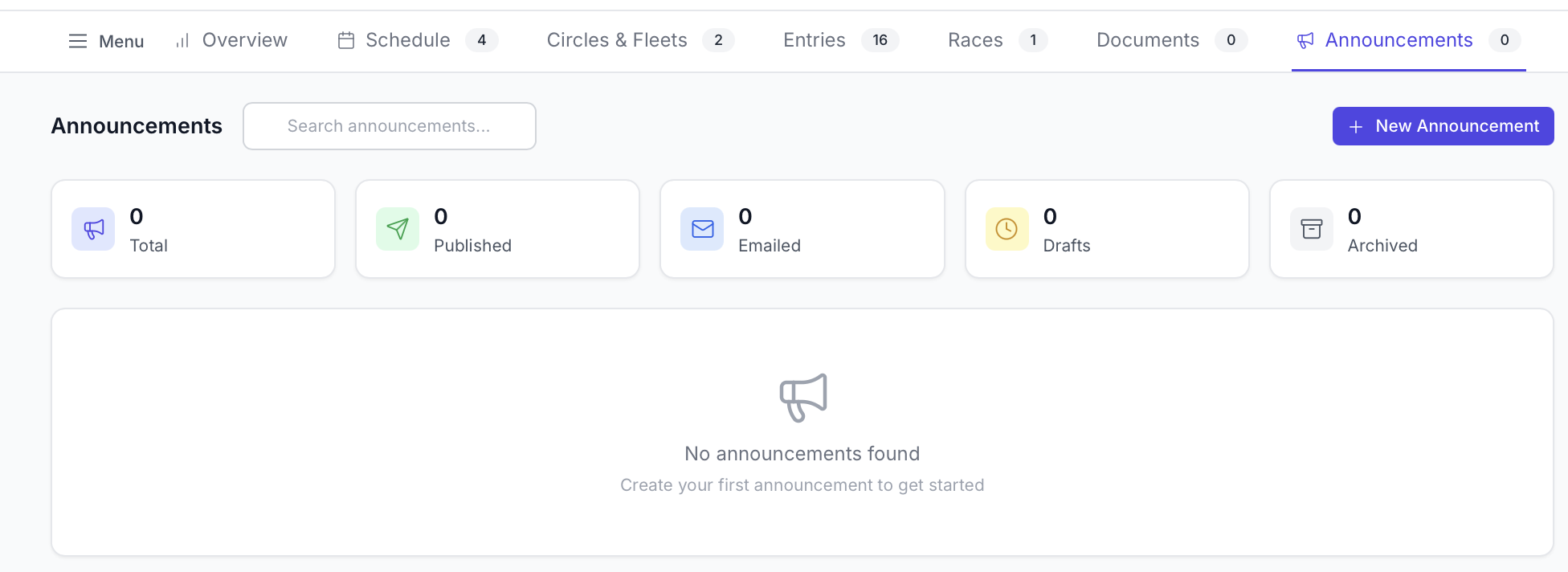 Posting and Sending Announcements